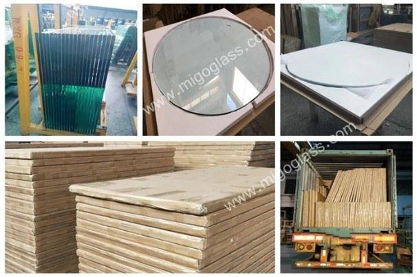 glass table top package