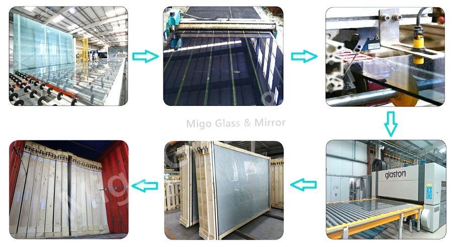 Tempered padel court glass production line-new