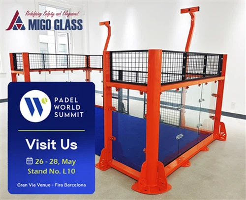MIGO GLASS Akan Memamerkan Proyek-Solusi Padel Court yang Siap Di Padel World...