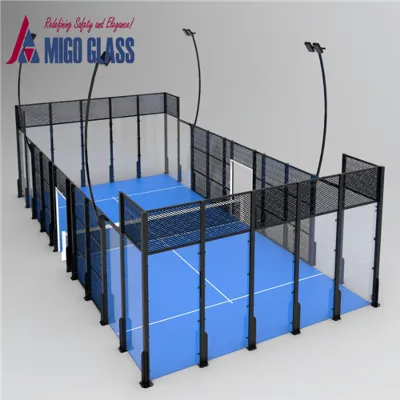 Kaca Lapangan Safety Padel